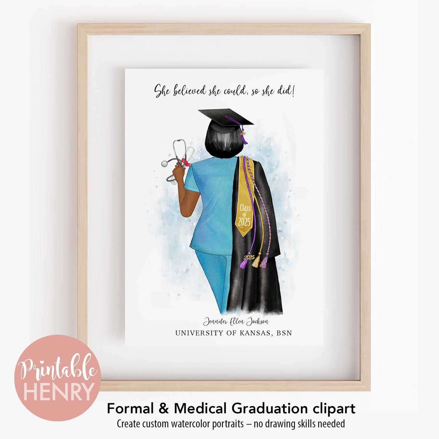 2025 Graduates (Medical & Formal) clipart