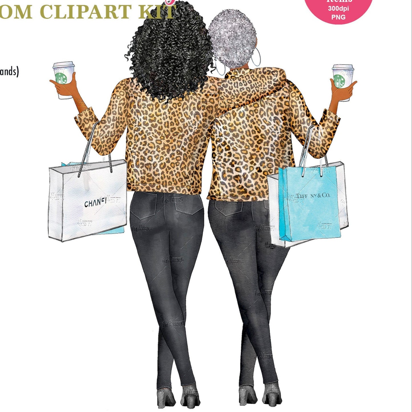 Mother Daughter Custom clipart