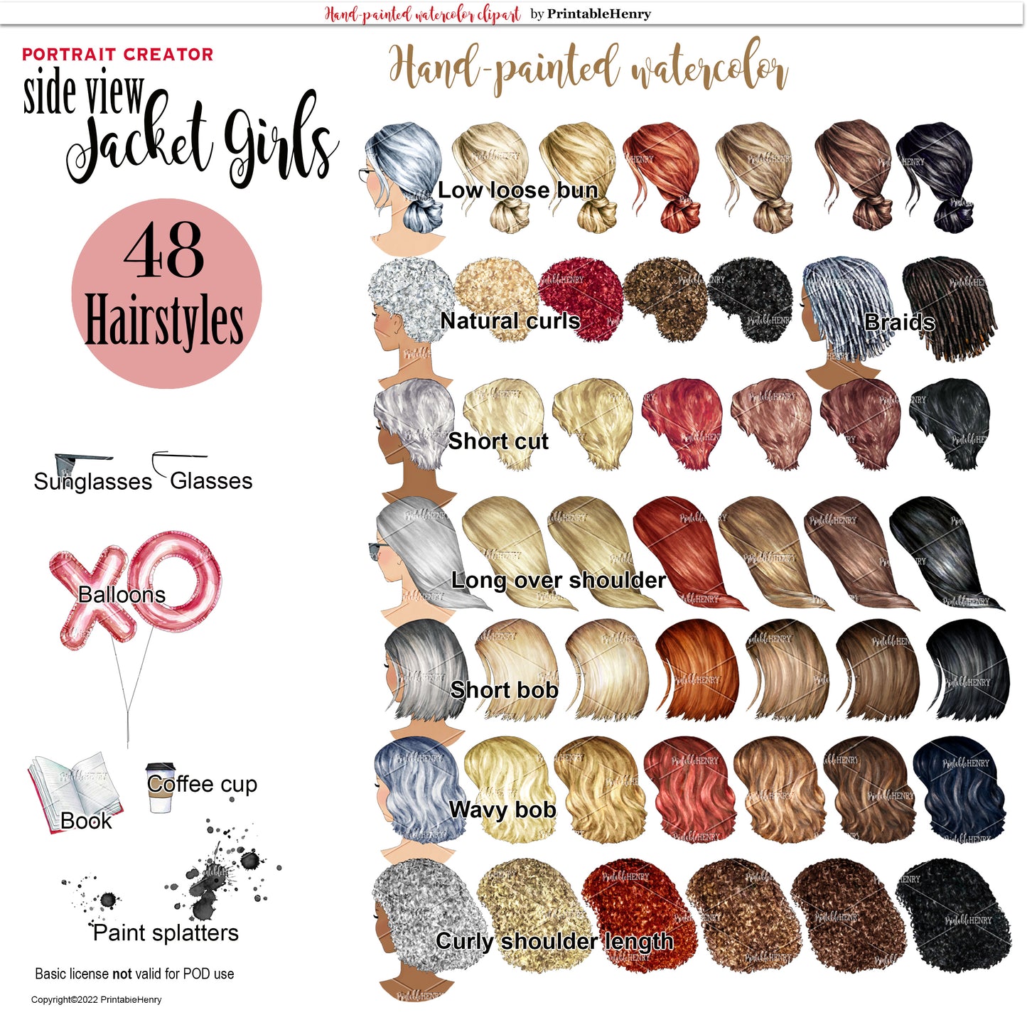 Bad Ass Girl Jacket clipart
