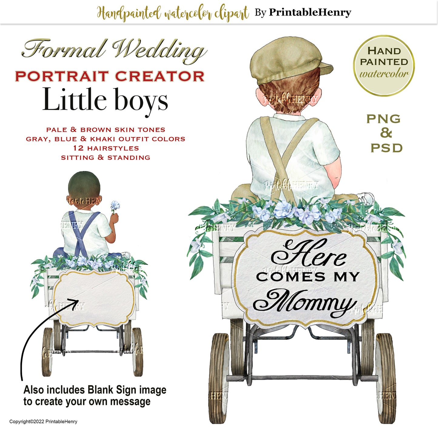 Wedding Boy Portrait Creator clipart