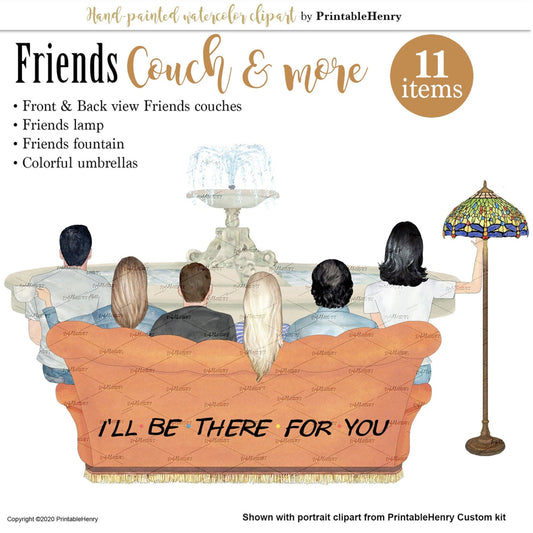 Friends Couch Background