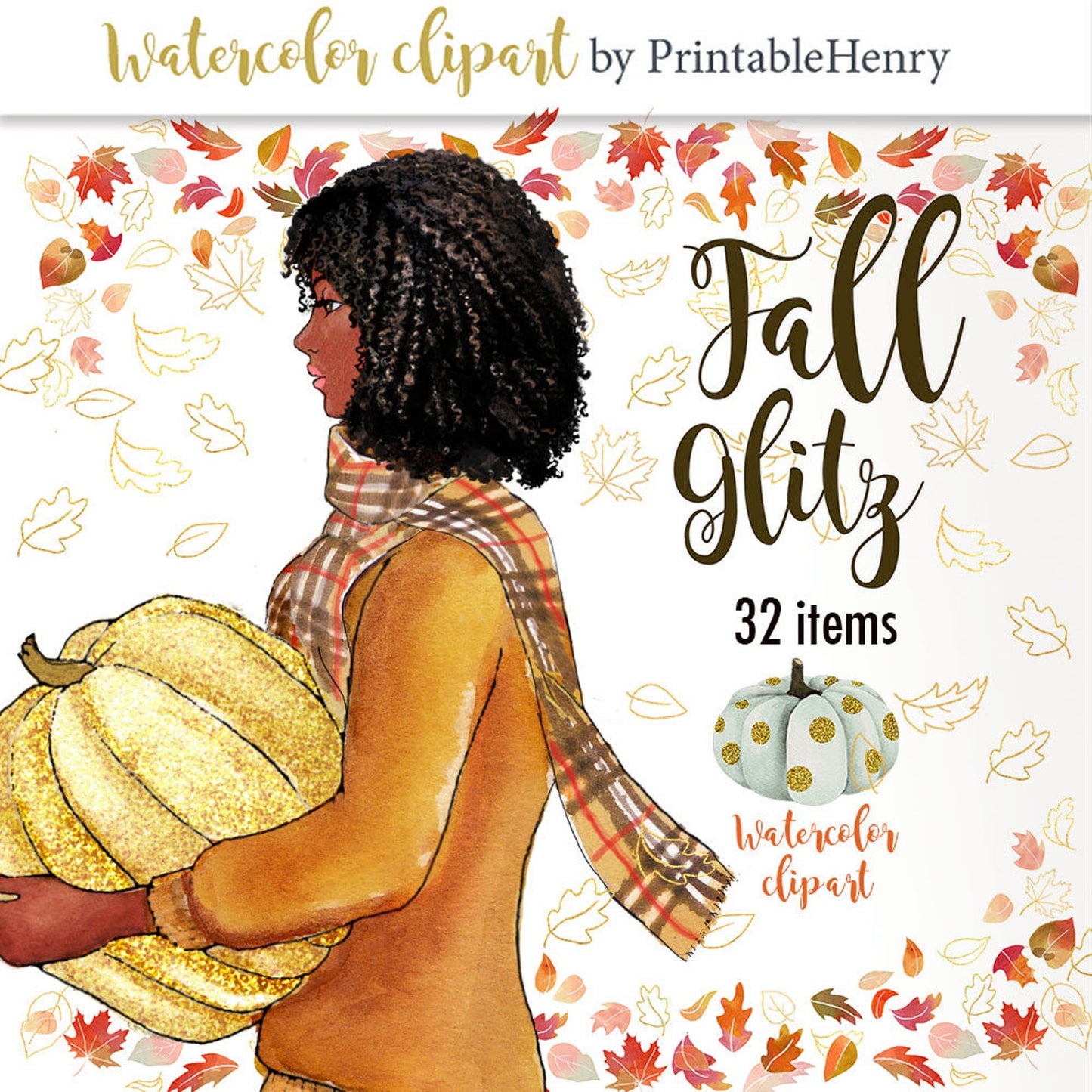 Fall Fashion Glitz clipart