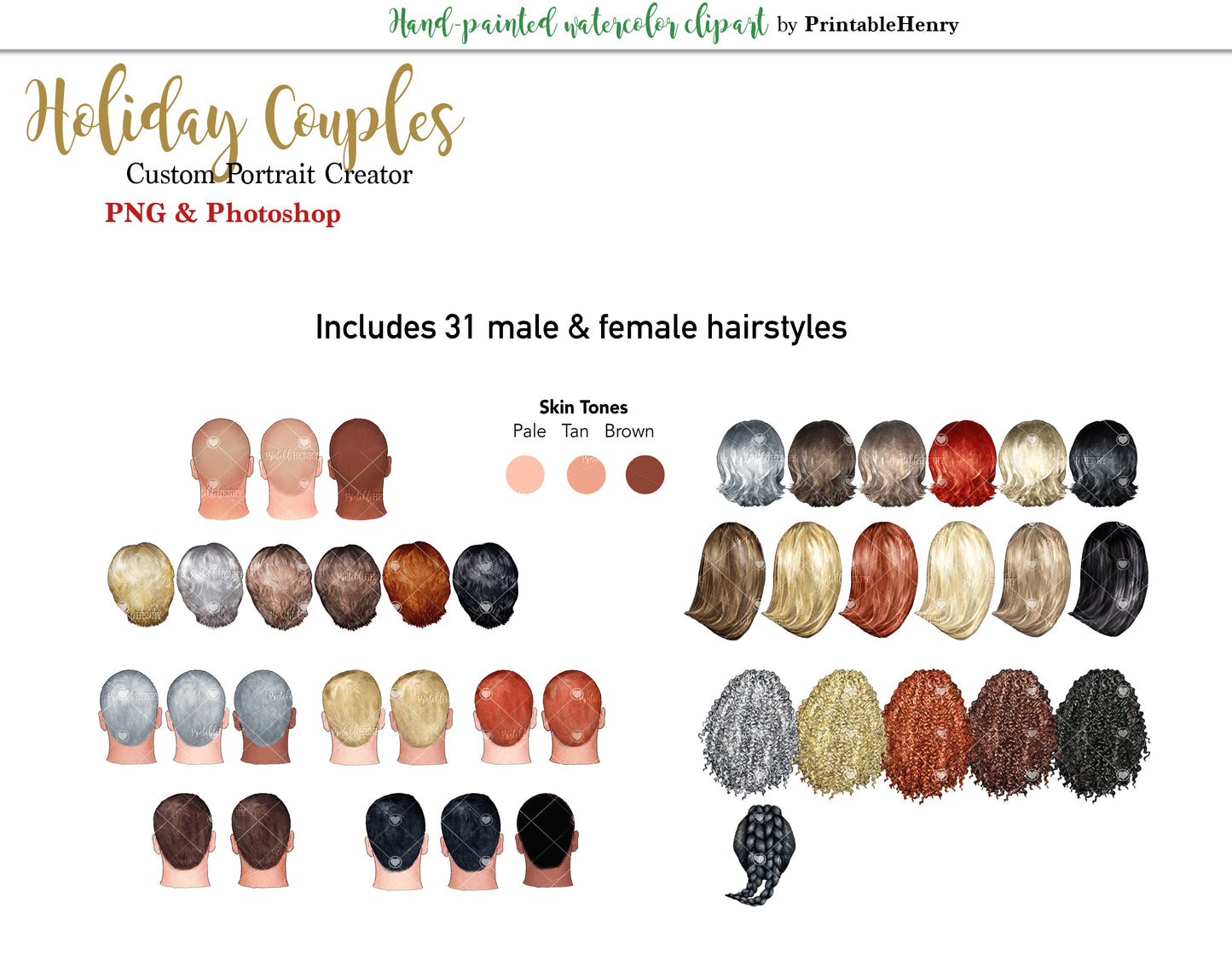 Holiday Couples Custom clipart