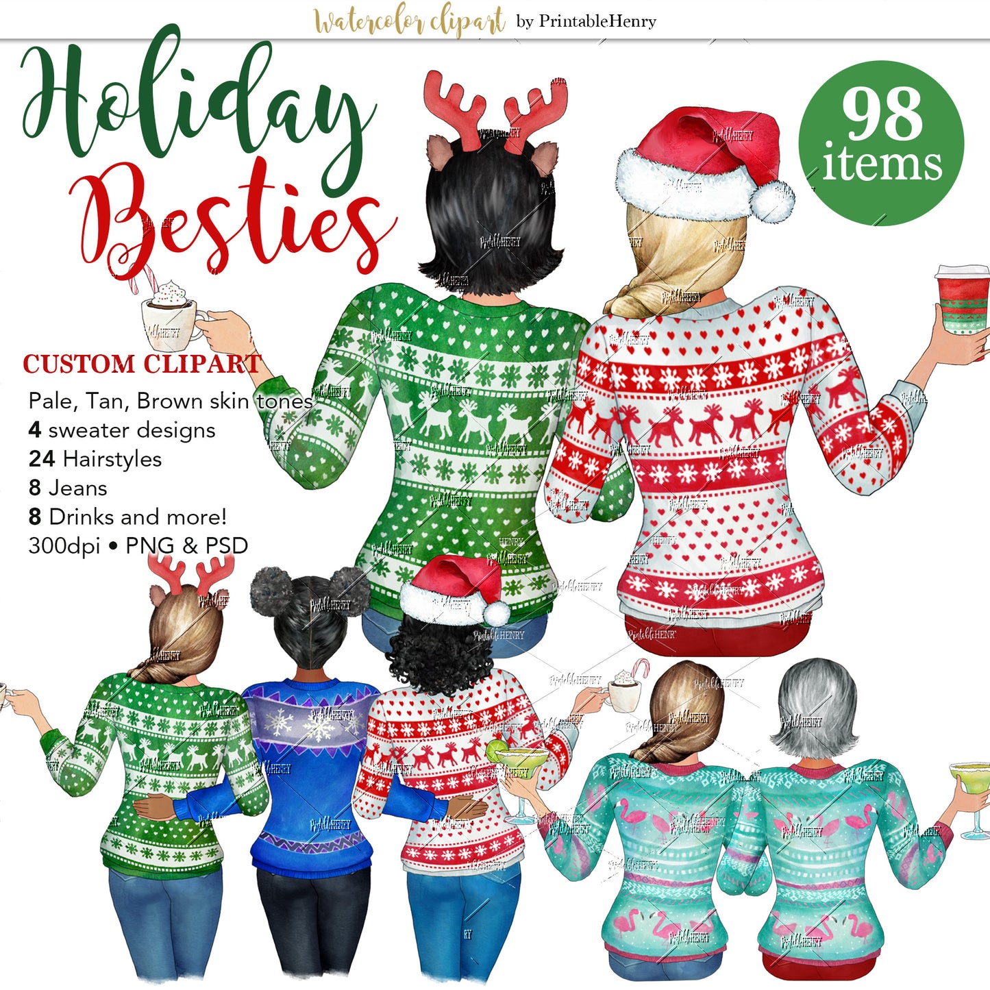 Holiday Besties Custom kit