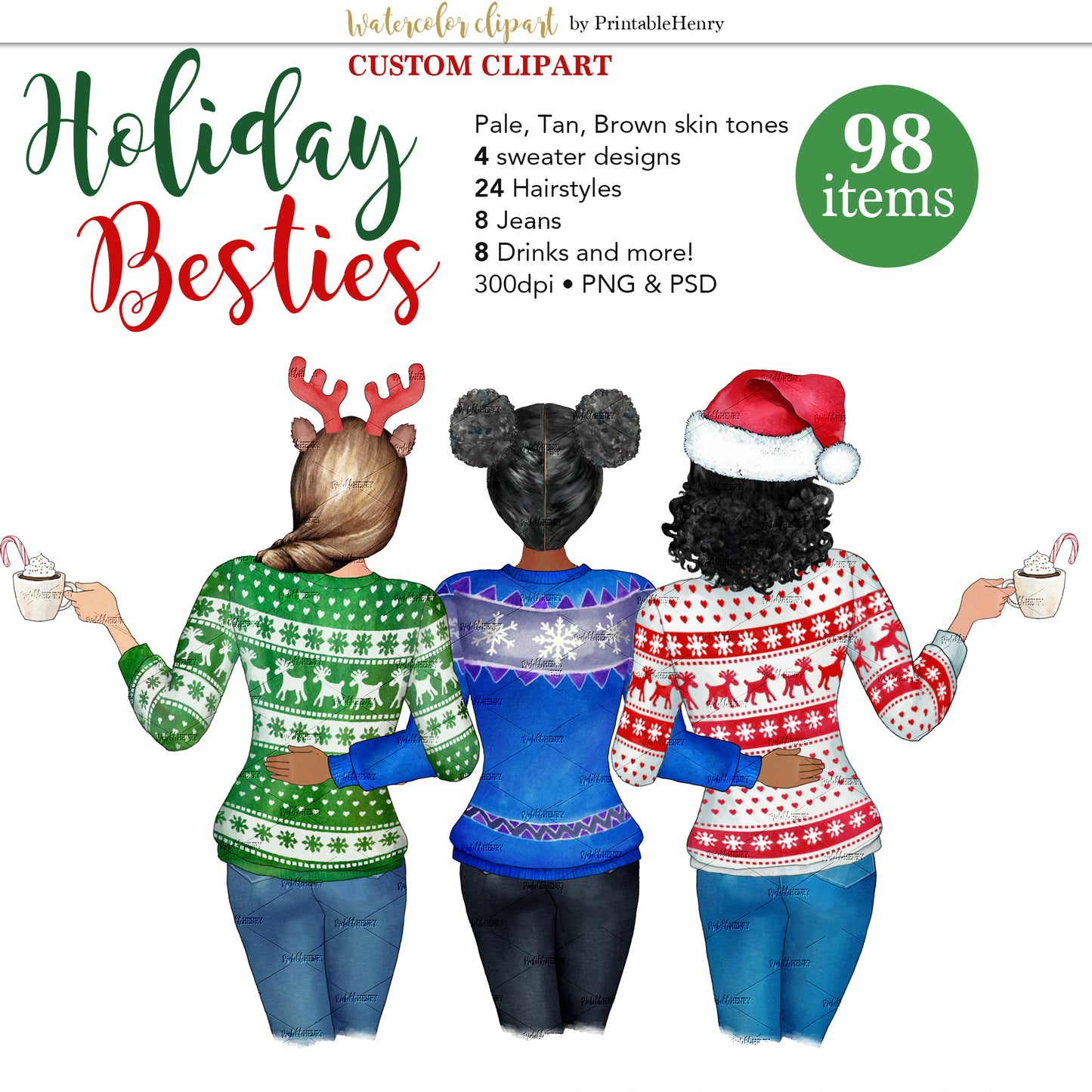 Holiday Besties Custom kit