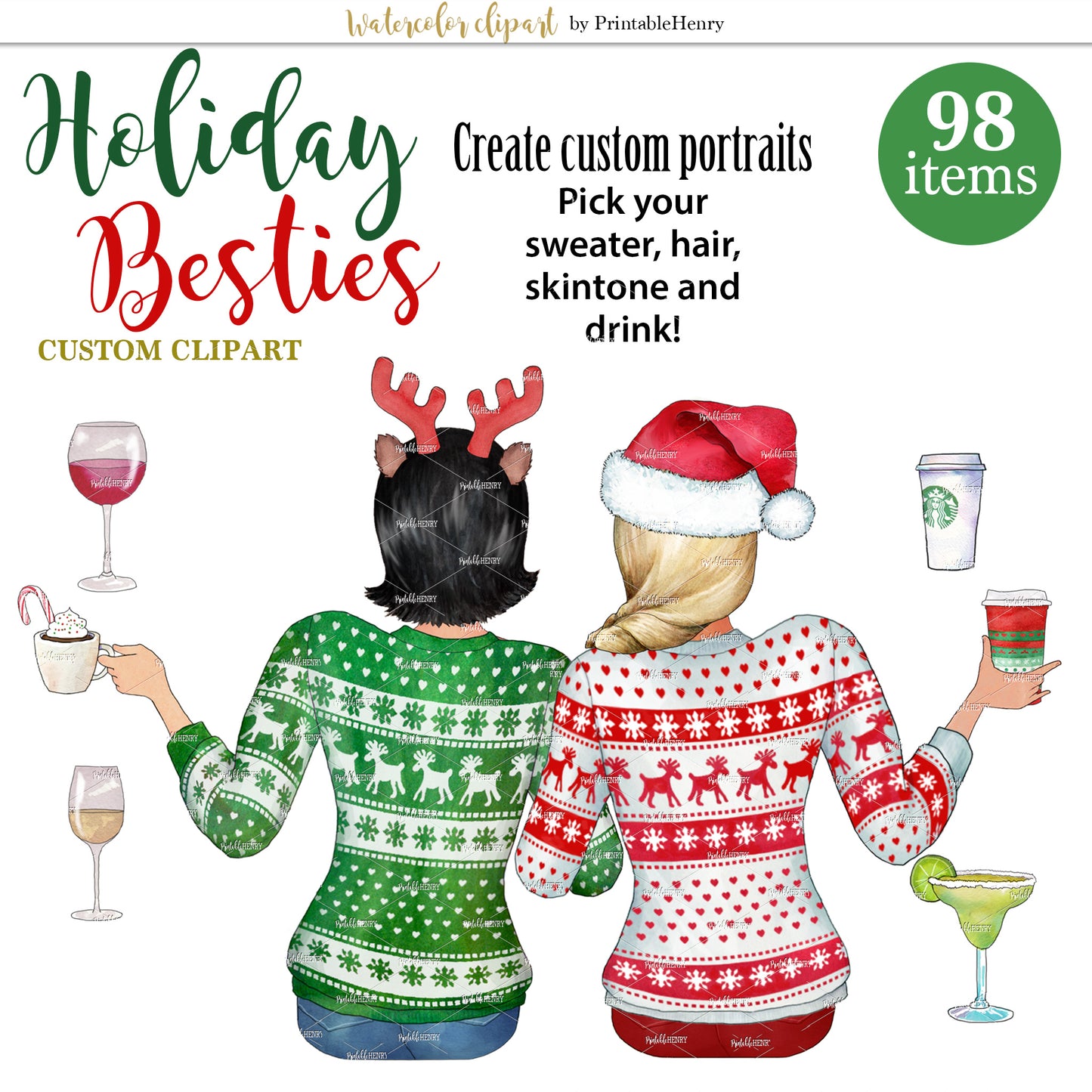 Holiday Besties Custom kit