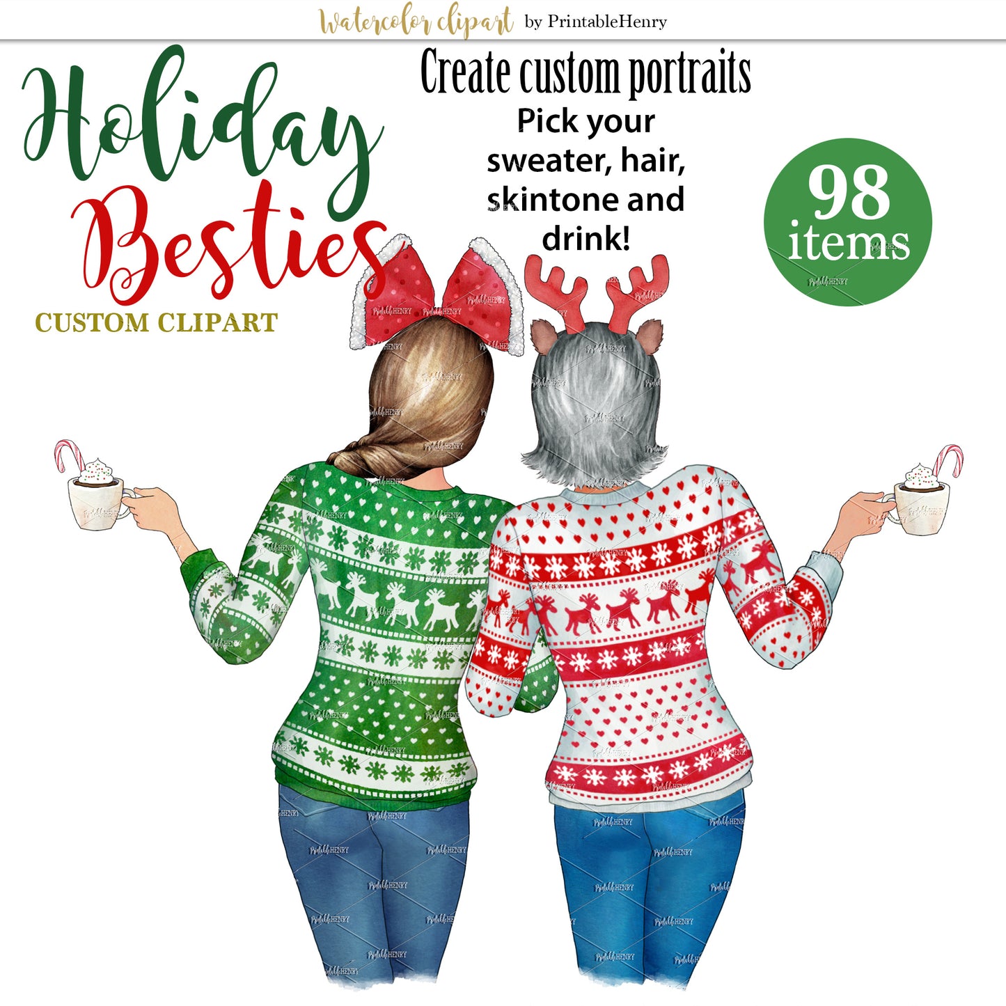 Holiday Besties Custom kit