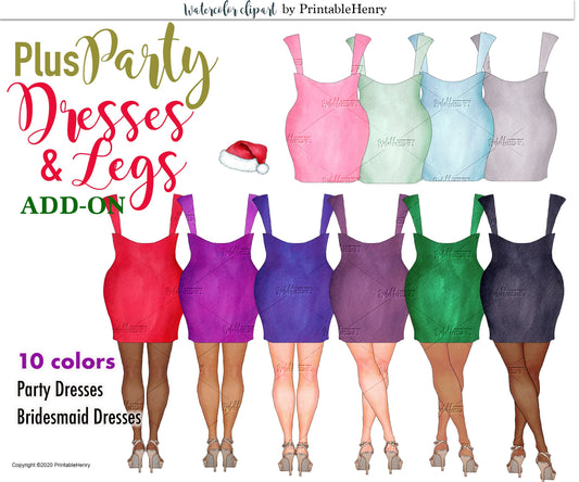 Plus Party Dresses Add-On kit - PrintableHenry