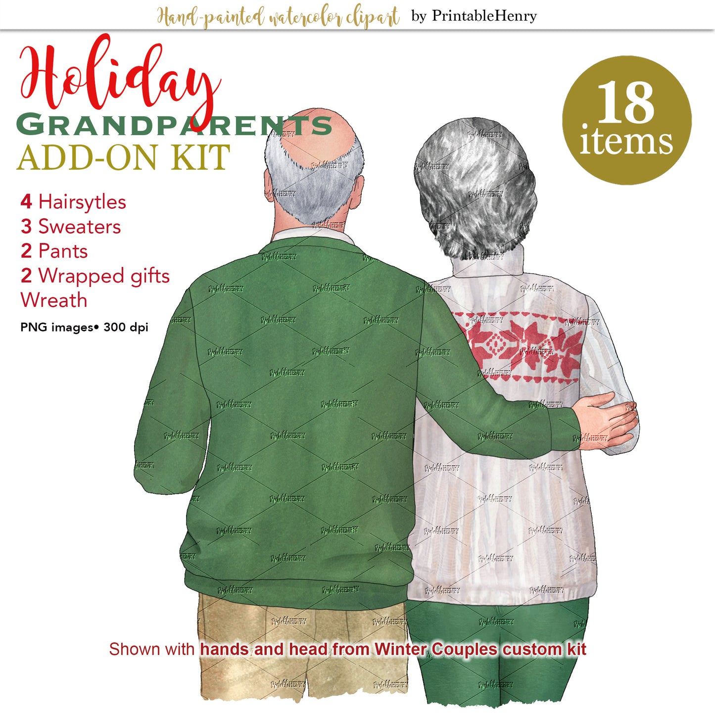 Holiday Grandparents Add-On kit