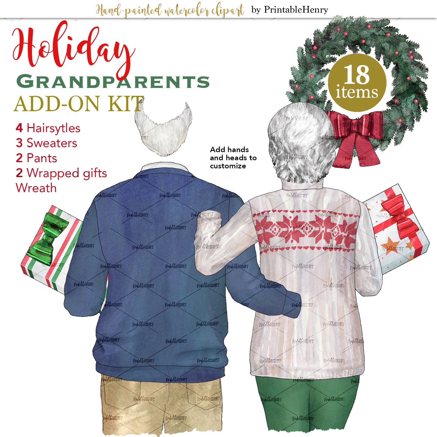 Holiday Grandparents Add-On kit