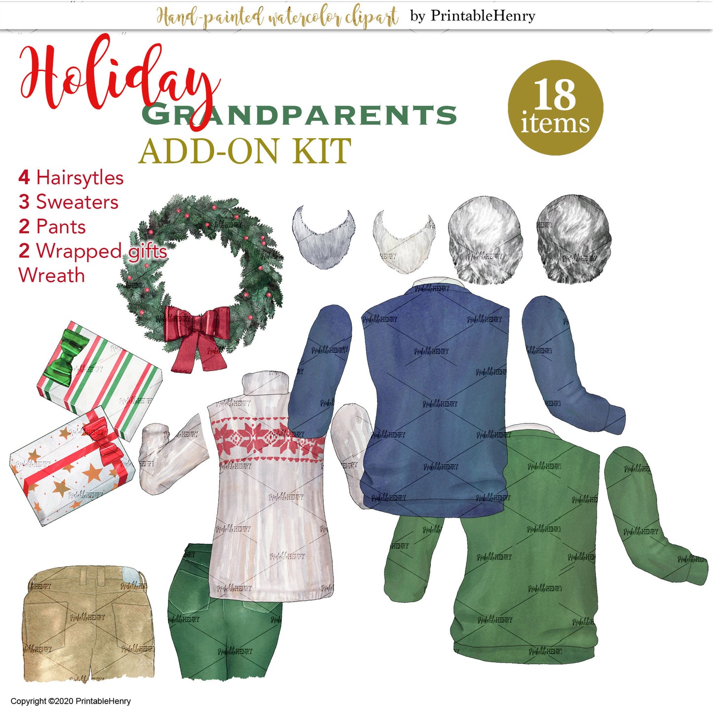 Holiday Grandparents Add-On kit
