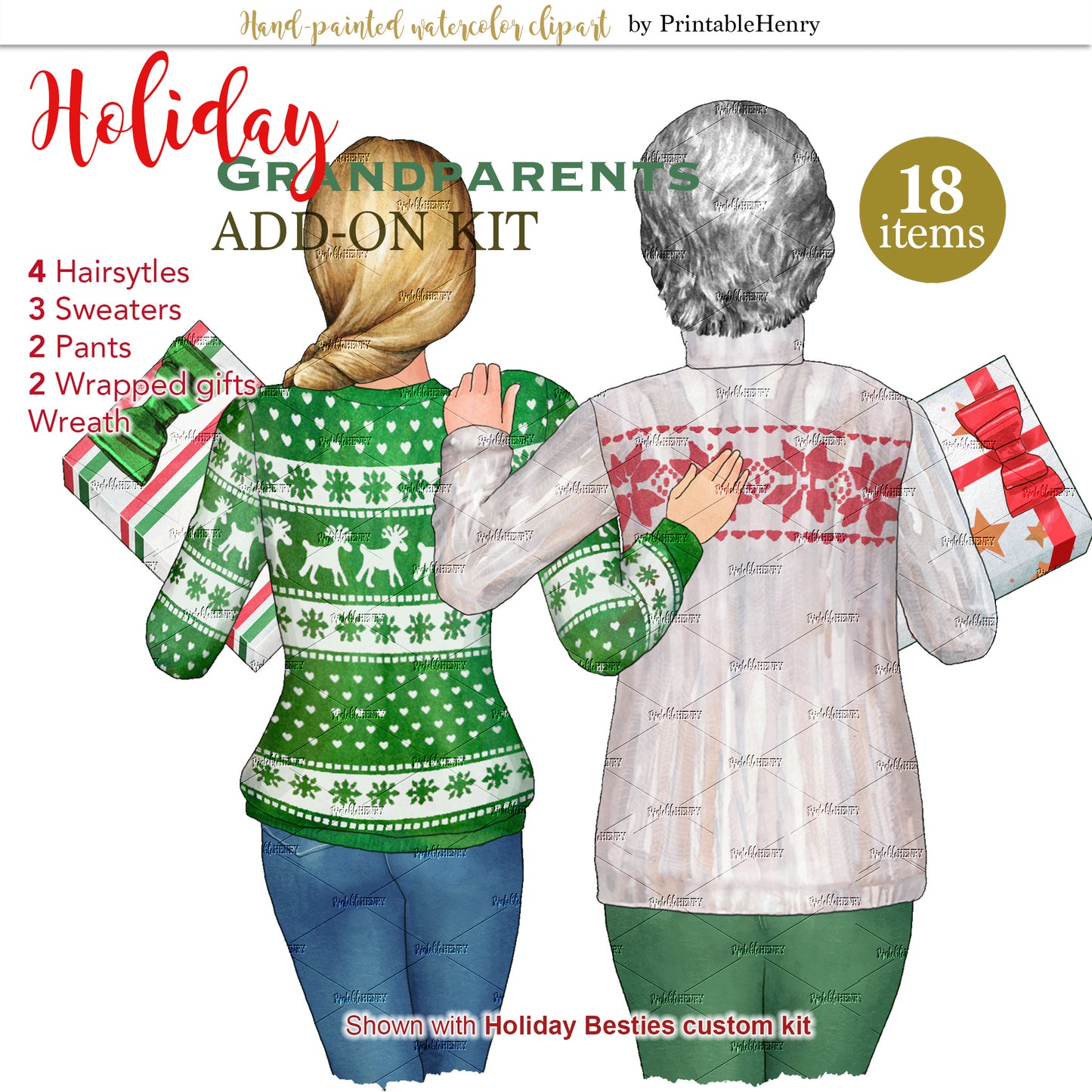 Holiday Grandparents Add-On kit