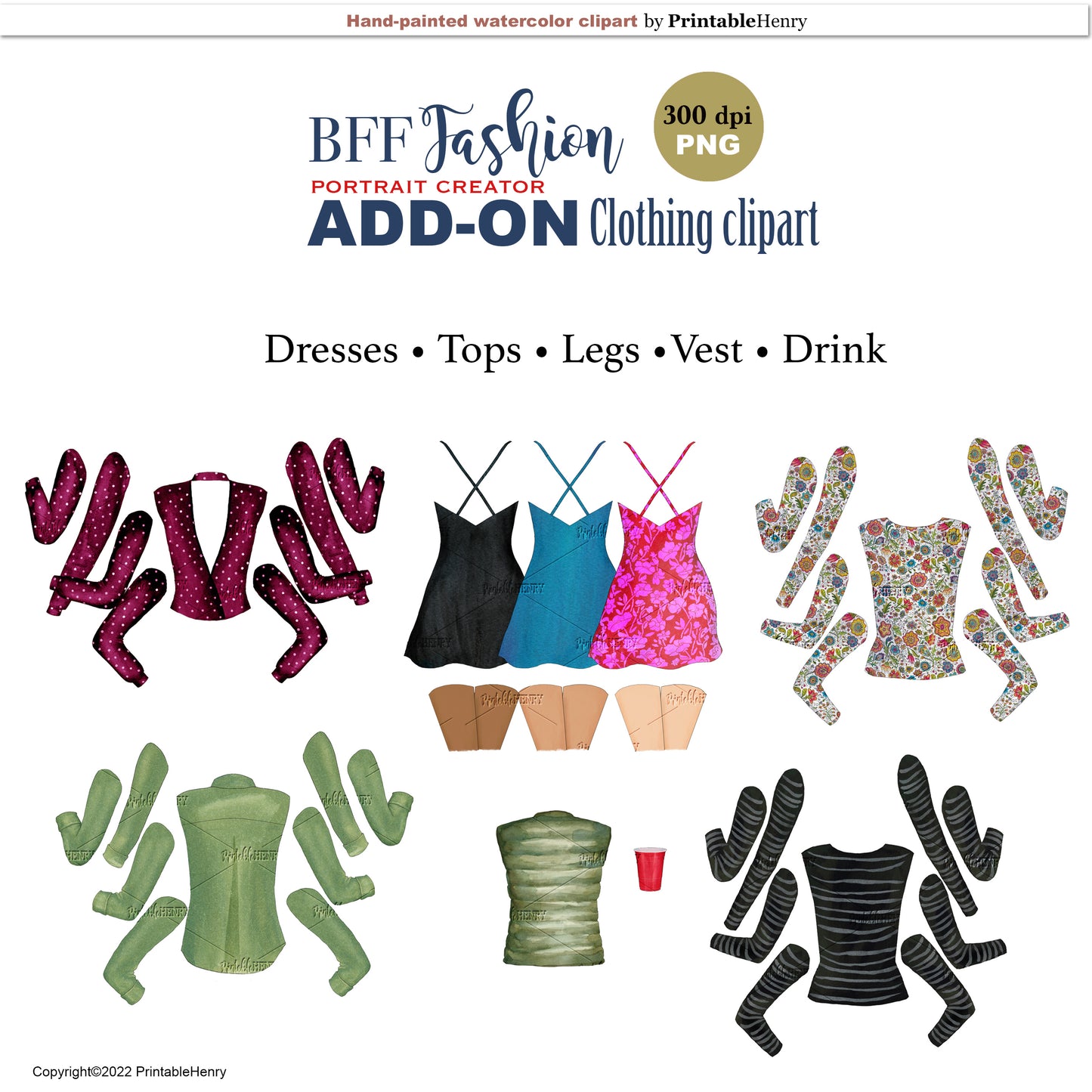 BFF Fashion Add-on clipart