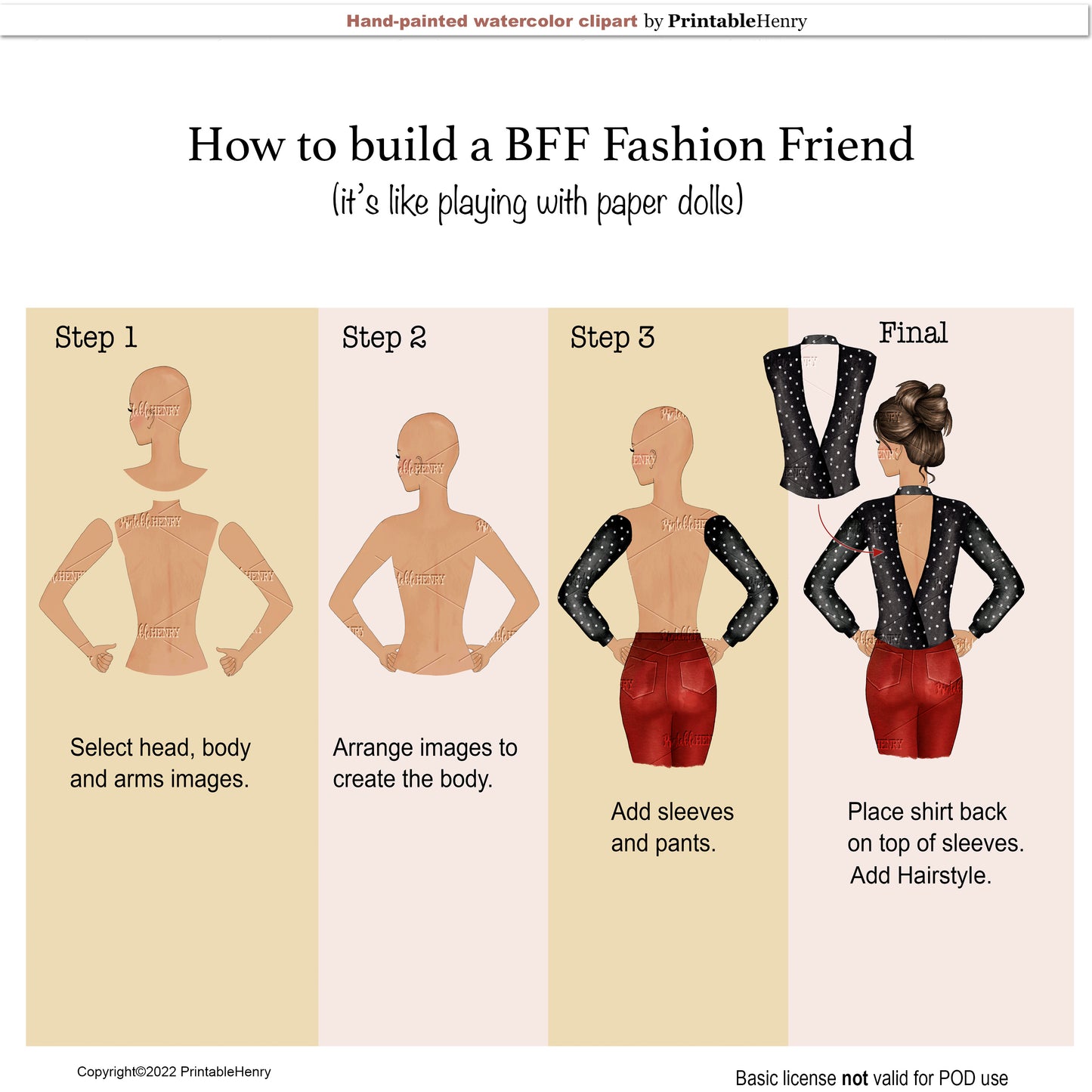 Best Friends Fashion Girls clipart