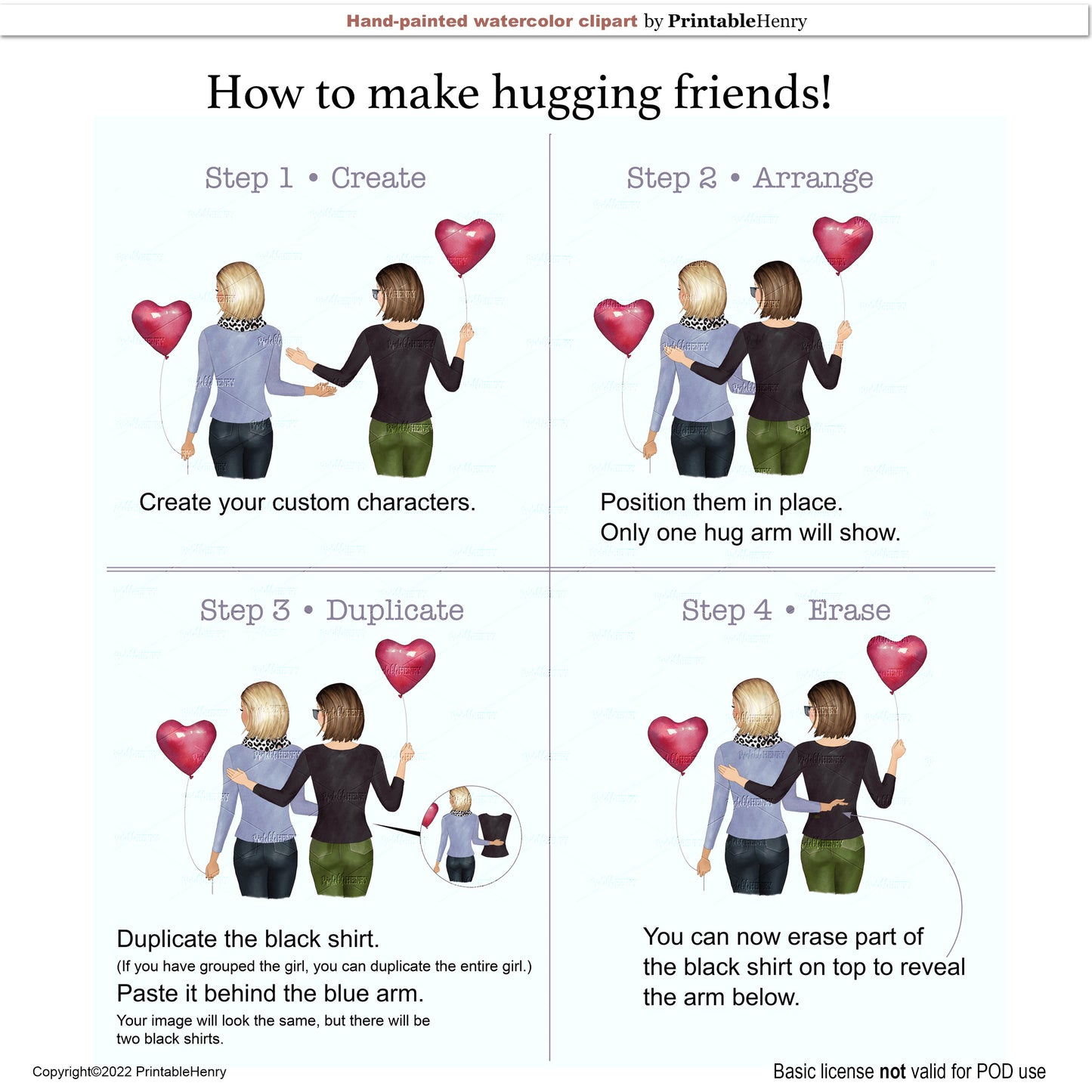 Best Friends Fashion Girls clipart