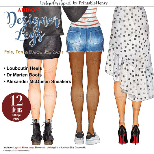 Designer Legs Add-On kit - PrintableHenry