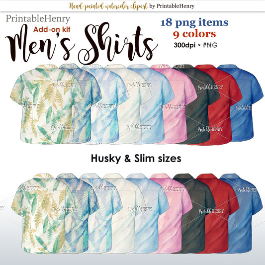 Men's Shirts Add-on kit - PrintableHenry