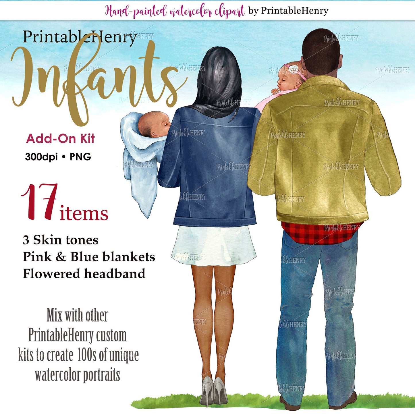 Infants Add-on kit - PrintableHenry