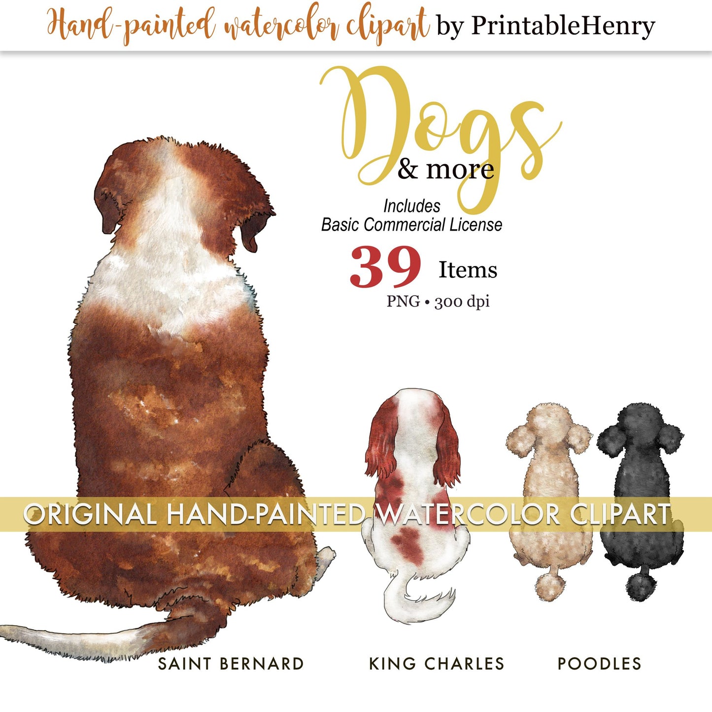 Dogs and More Custom clipart - PrintableHenry