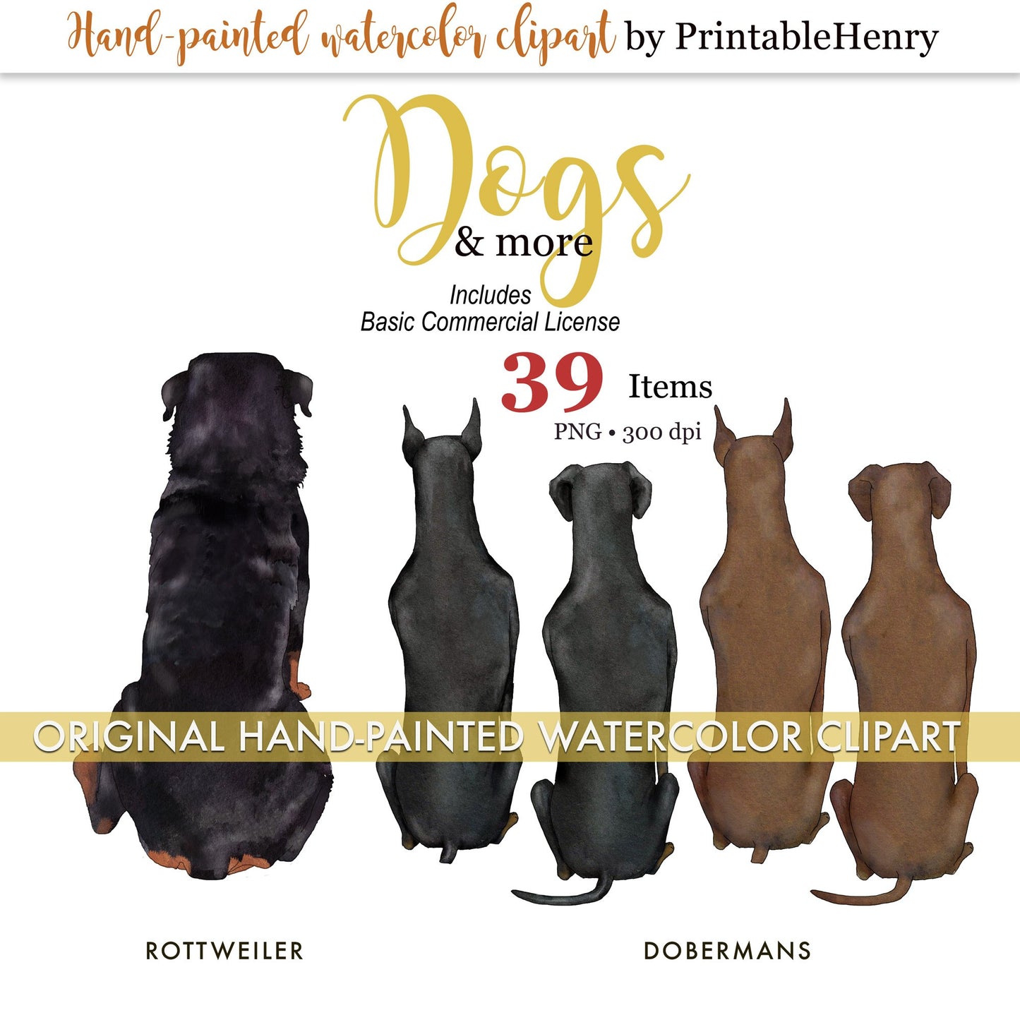 Dogs and More Custom clipart - PrintableHenry