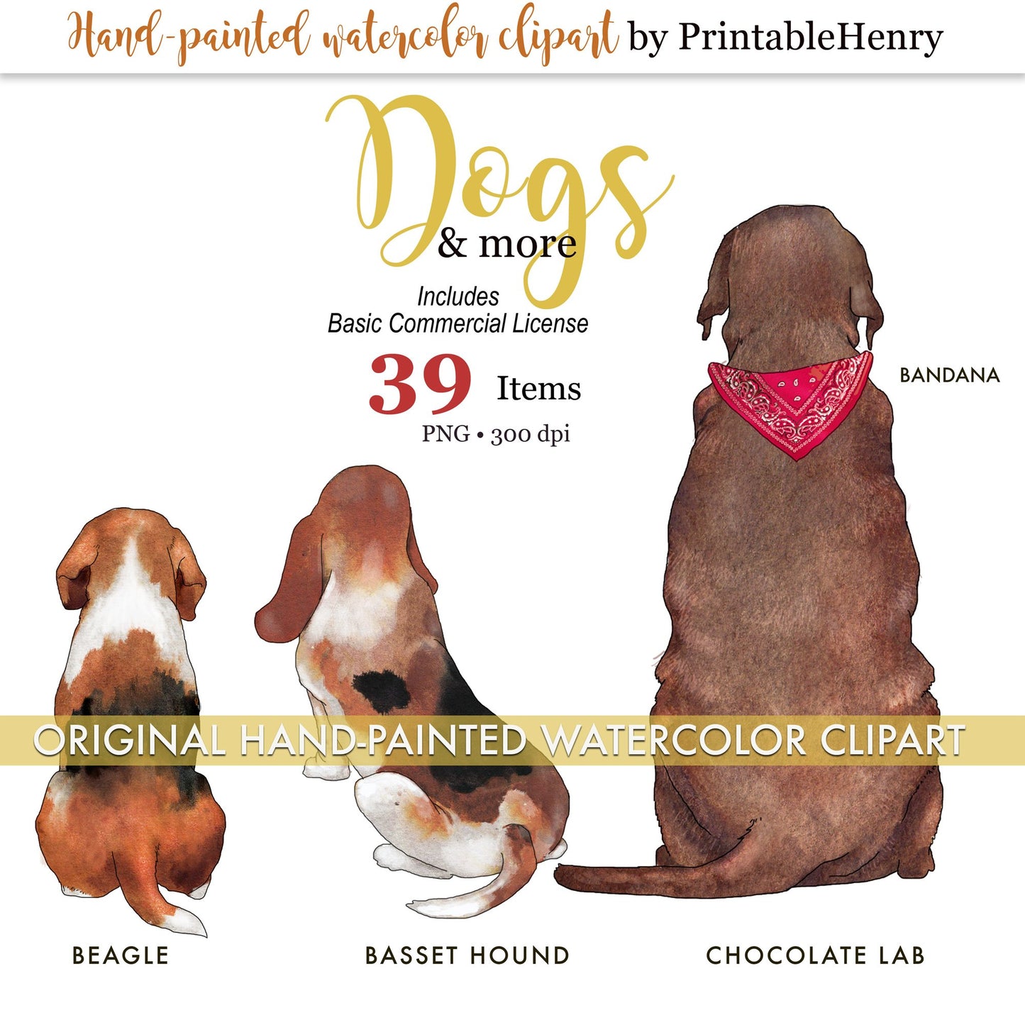 Dogs and More Custom clipart - PrintableHenry