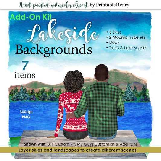 Lakeside Background Add-On - PrintableHenry