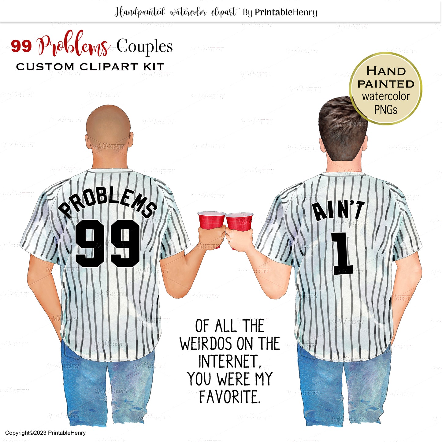 same sex anniversary humorous clipart digital download