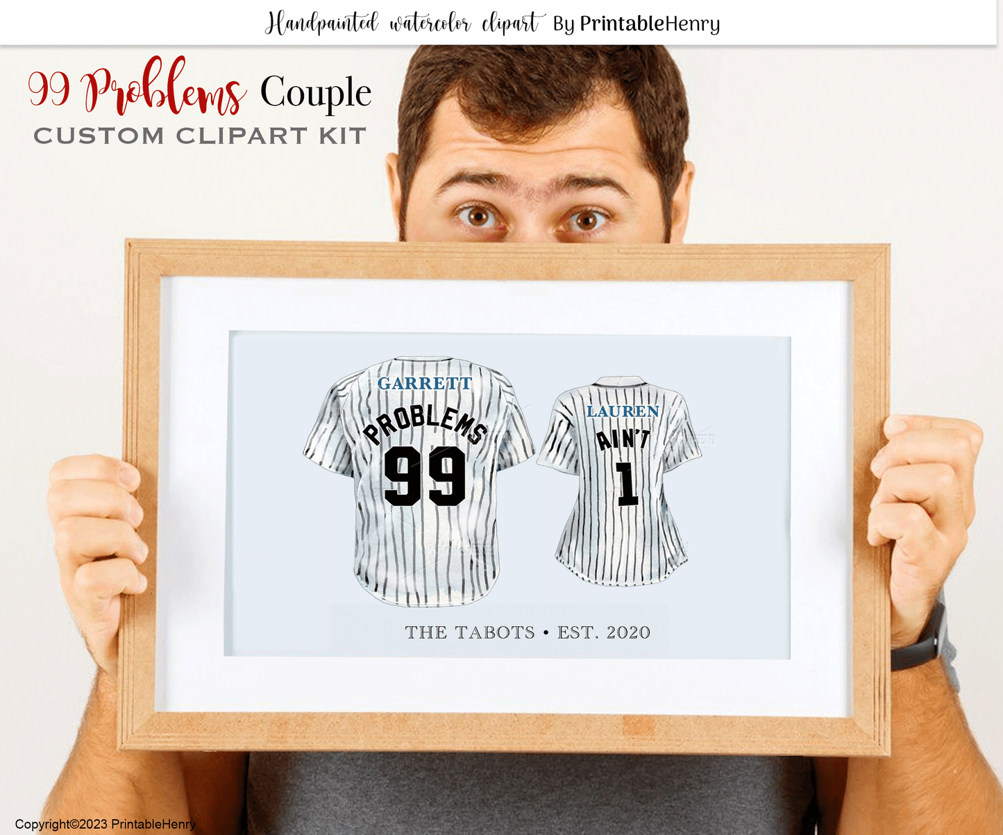 "99 PROBLEMS" Love Couple clipart