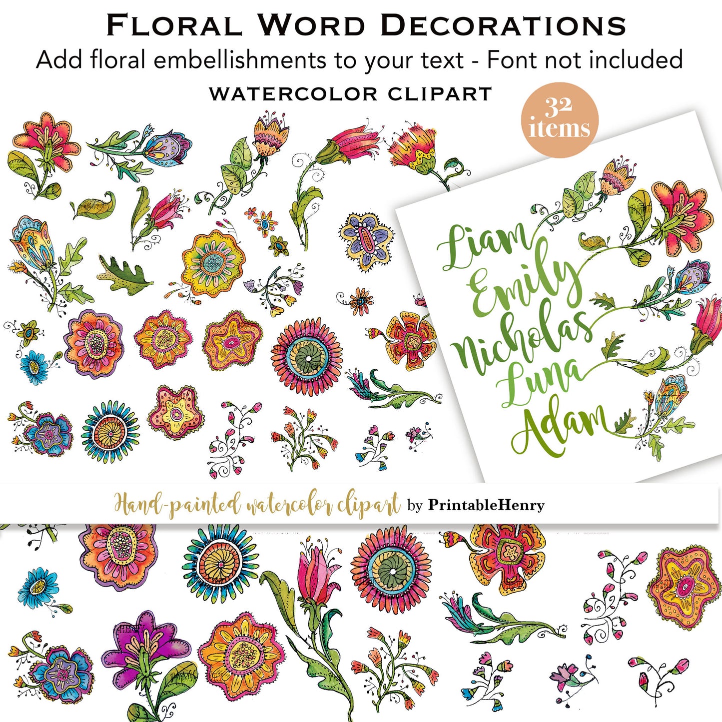 Fantasy Wildflower clipart