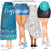Summer Legs Add-on kit - PrintableHenry