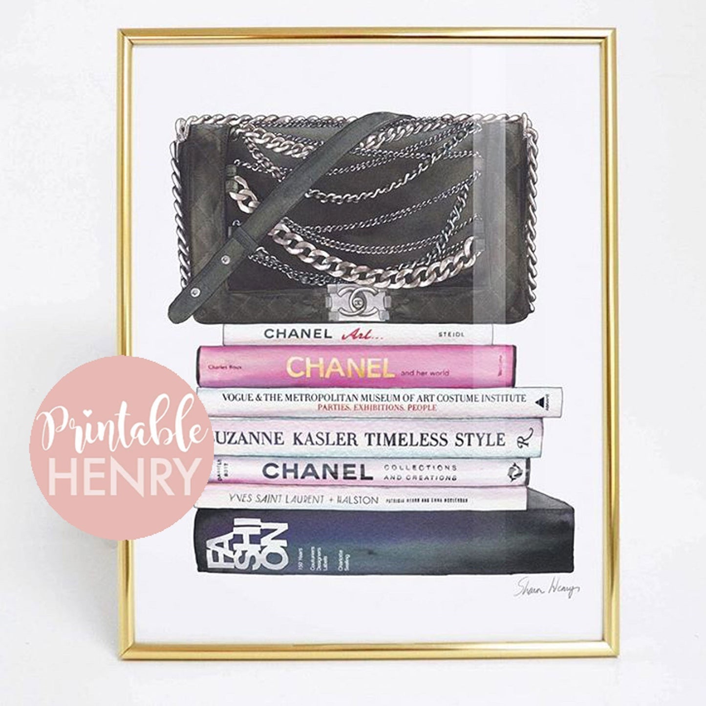 Books, Bags & Perfume - PrintableHenry