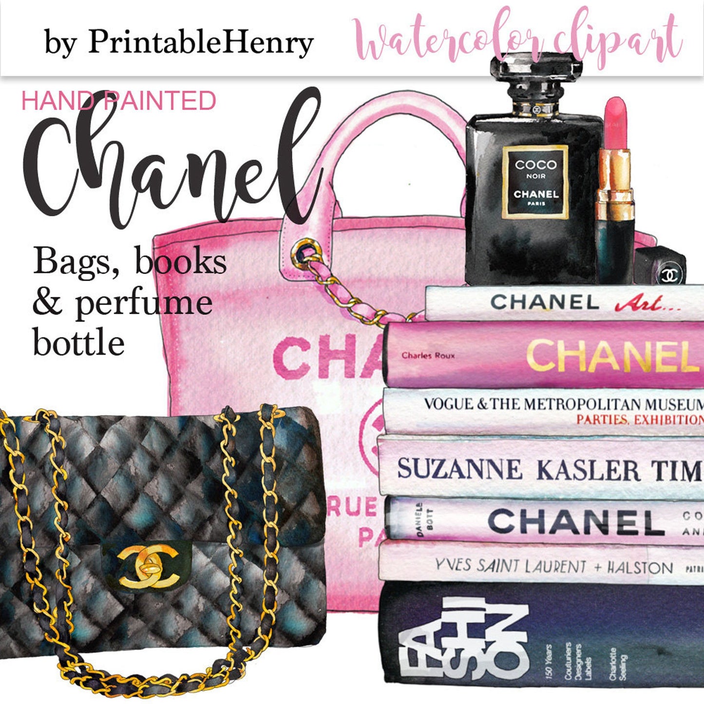 Books, Bags & Perfume - PrintableHenry