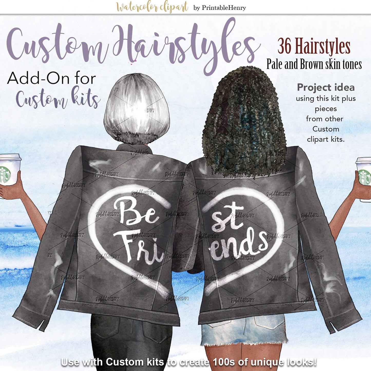 Hairstyles clipart