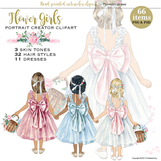 Flower Girl Custom clipart