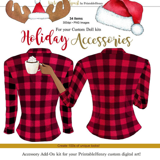 Holiday Accessories Add-On kit - PrintableHenry