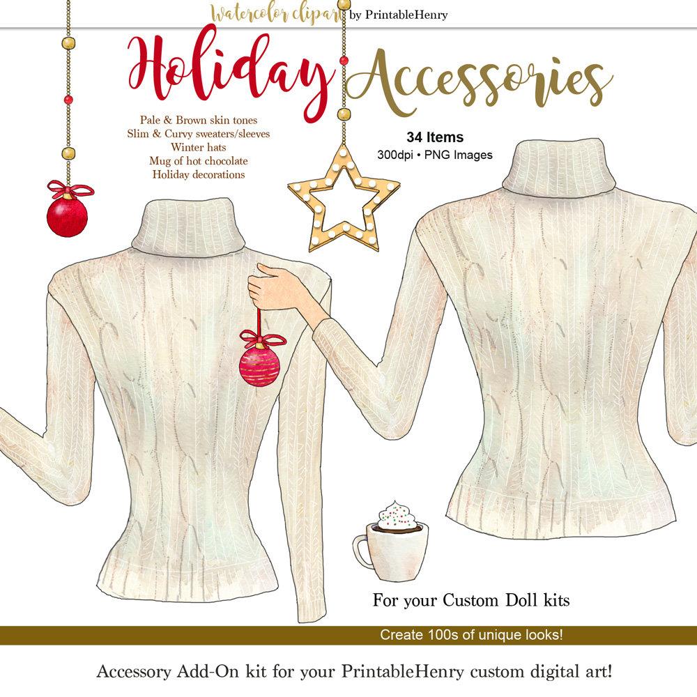 Holiday Accessories Add-On kit - PrintableHenry