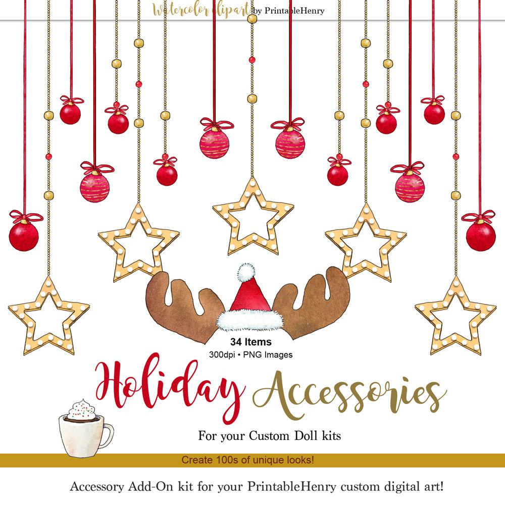 Holiday Accessories Add-On kit - PrintableHenry