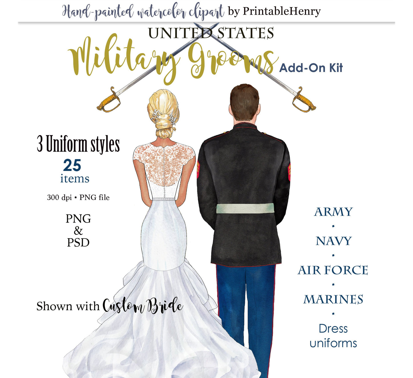 U.S. Military Groom - PrintableHenry