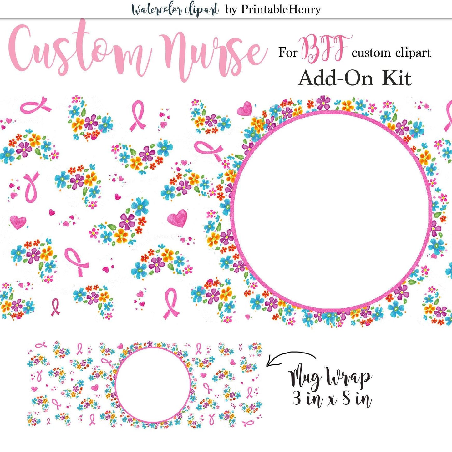 Custom Nurses Add-On kit - PrintableHenry