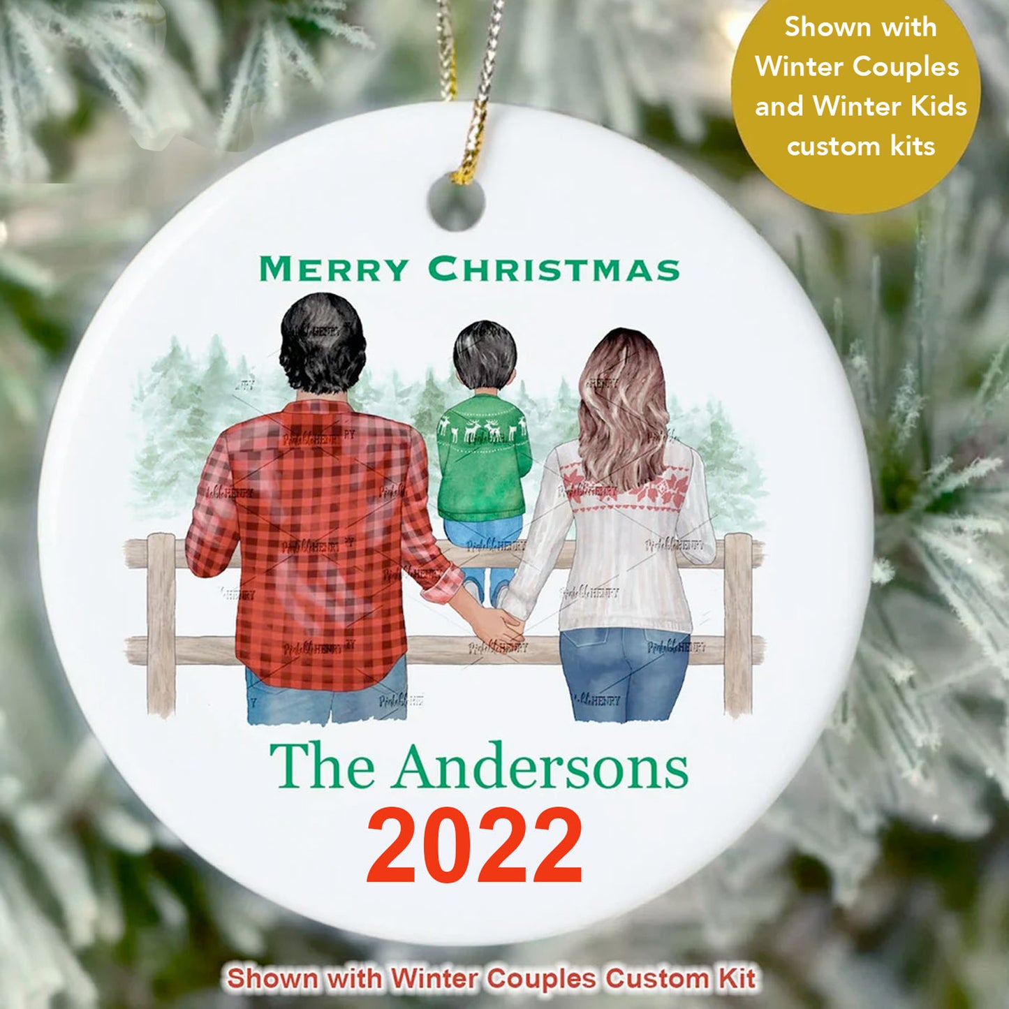 Winter Couples Custom clipart kit