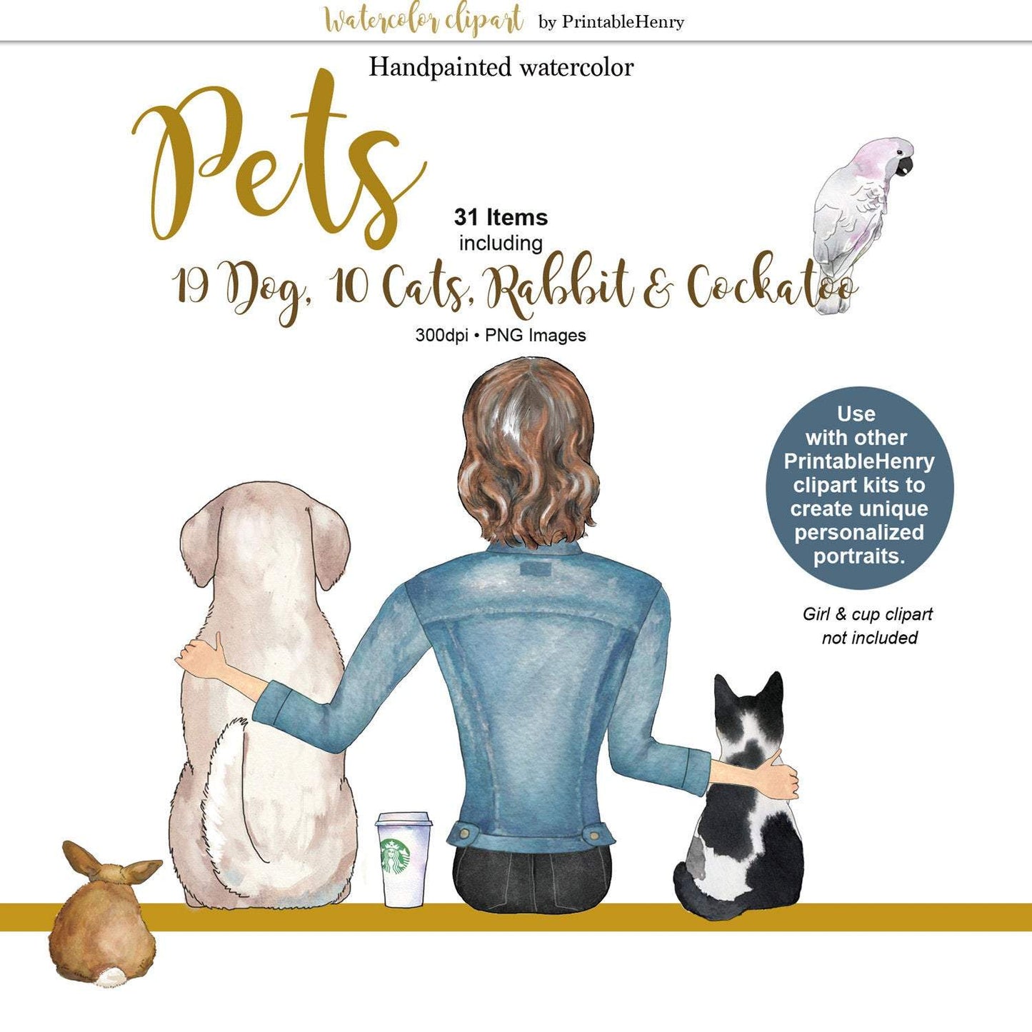 Pet Lovers Custom clipart - PrintableHenry