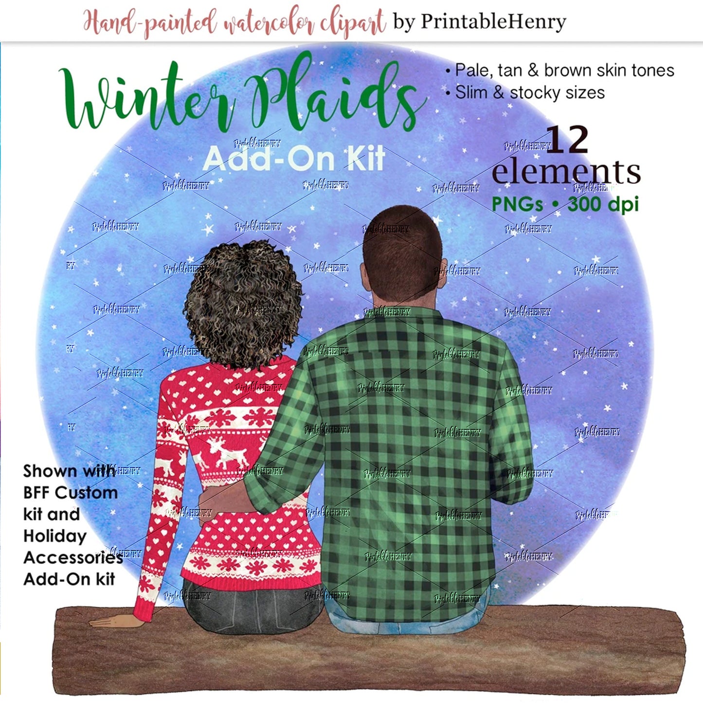Winter Plaids Add-On kit
