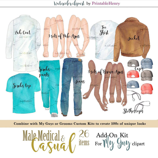 Male Medical & Casual Add-On kit