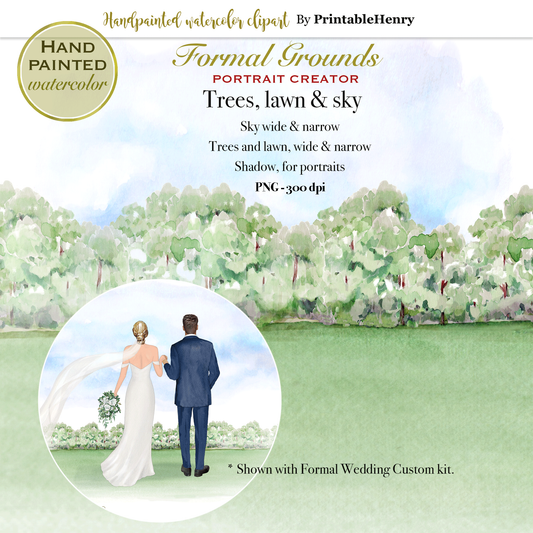 Formal Grounds Background clipart