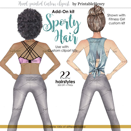 Hairstyles Sporty Add-On kit