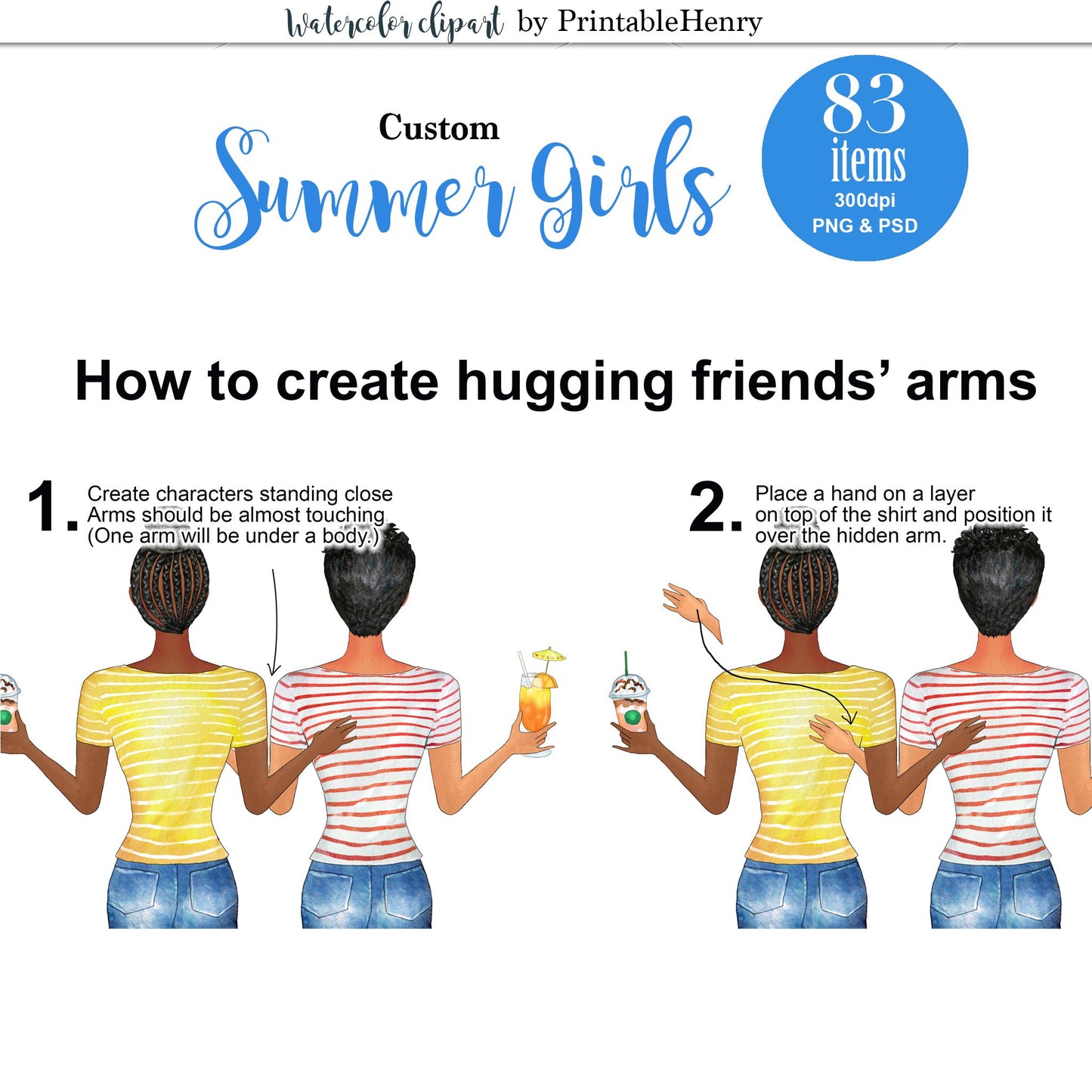 Summer Girls Custom kit - PrintableHenry