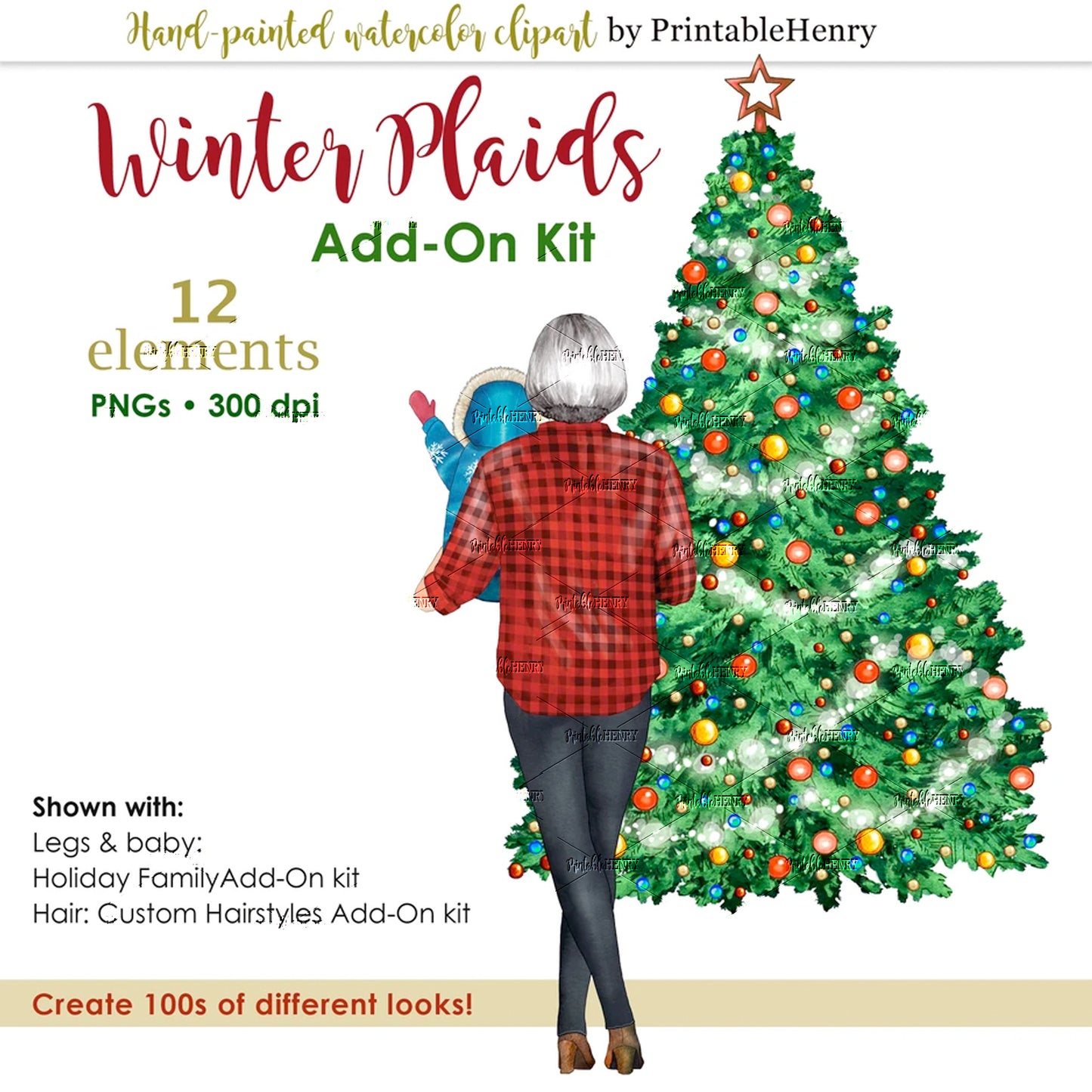 Winter Plaids Add-On kit