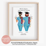 2025  Graduates (Medical & Formal) clipart