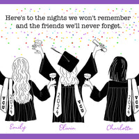 Graduation Girls Doodle clipart