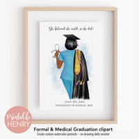 2025  Graduates (Medical & Formal) clipart